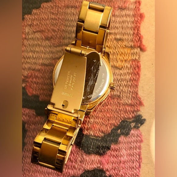 Fossil Stella Stainless Steel Gold Chronograph Wrist Watch - Picture 5 of 10